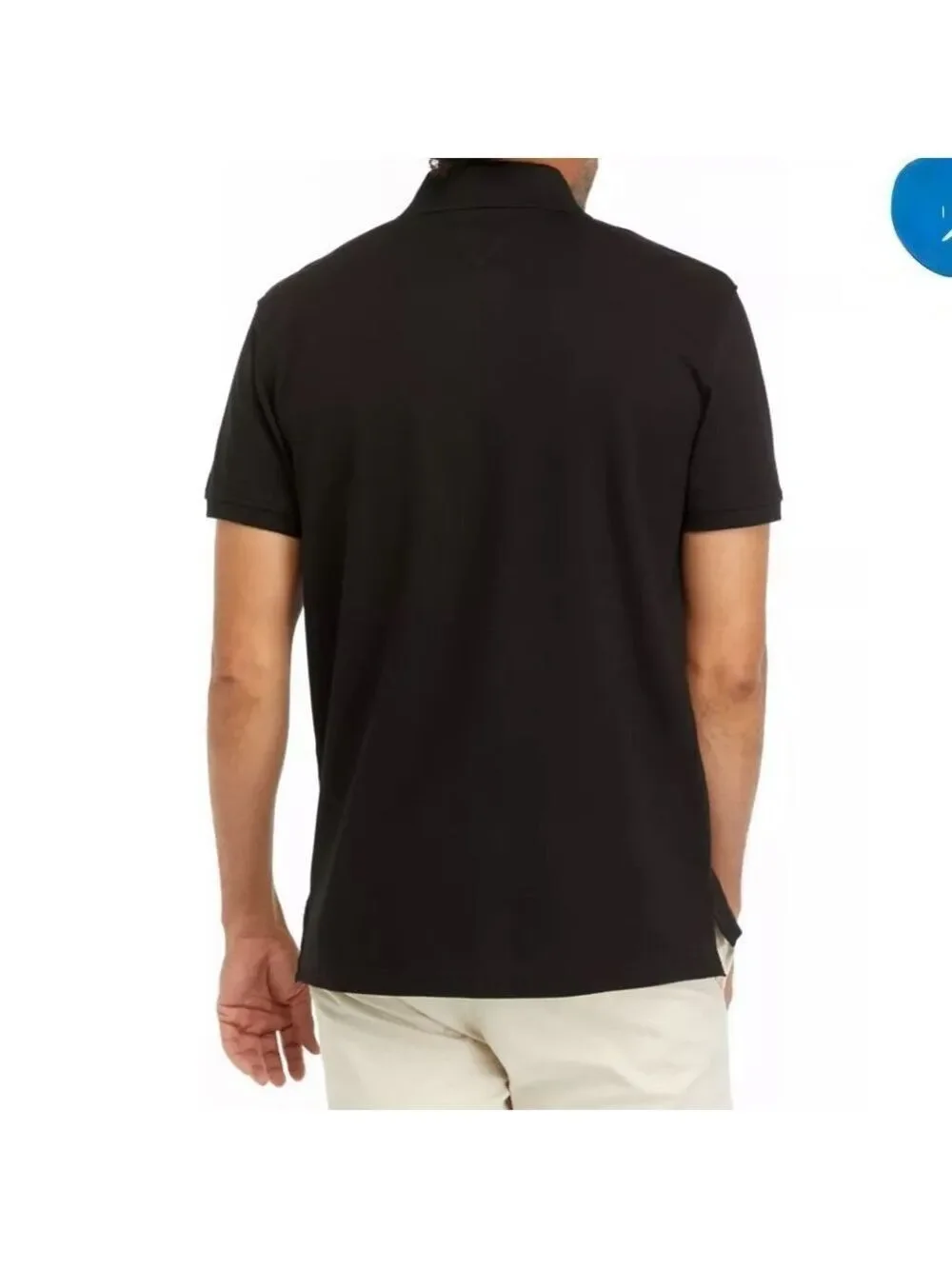 Tommy Hilfiger Men's Classic Black Polo